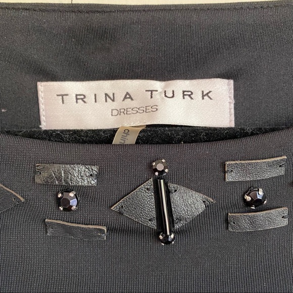 Trina Turk Matte Jersey Dress Sz 6 - Picture 2 of 5